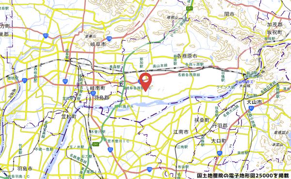 地図の写真